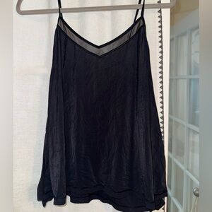 lululemon black mesh tank top